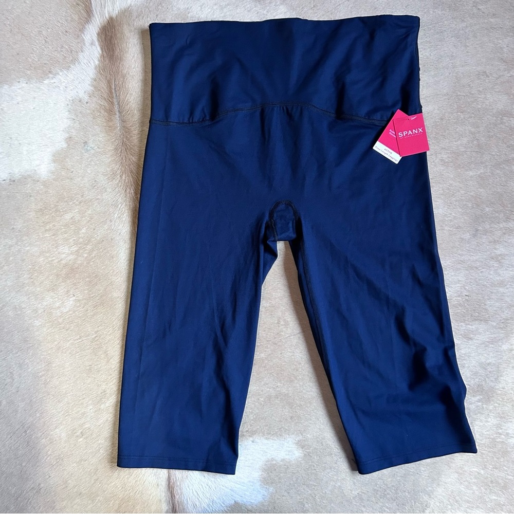 SPANX Active Knee Leggings - navy - size 1X